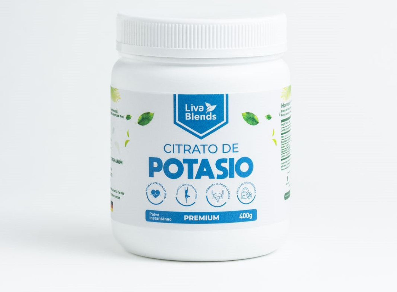 🔵 Citrato de Potasio Premium – Liva Blends (400g)